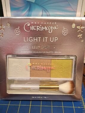 Max Makeup Cherimoya Light It Up Glow Show Illuminizing Highlighter Palette New